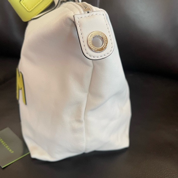 NWT LONGCHAMP Le Pliage Leather Limited Edition Crossbody Tote Bag - Picture 10 of 14